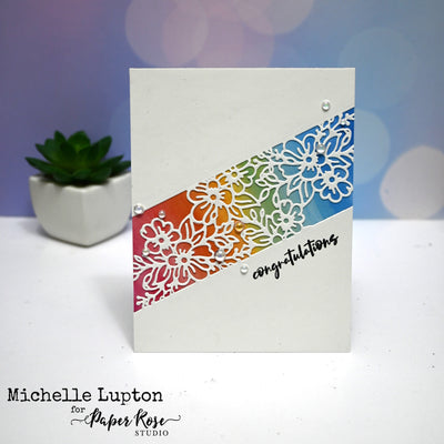 Rainbow Border Congrats - Michelle Lupton
