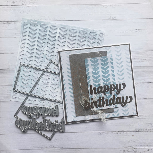 Scandi Gel Birthday Card - Tanya Heritage – Paper Rose Studio