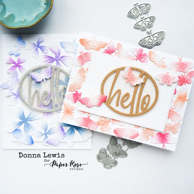 Butterfly Hello Cards - Donna Lewis