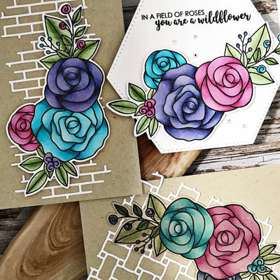 Rose Bouquet Cards - Melissa Goodman