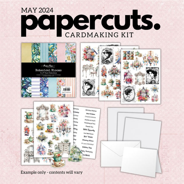 Papercuts Cardmaking Kit - May 2024 PRE-ORDER - Paper Rose Studio