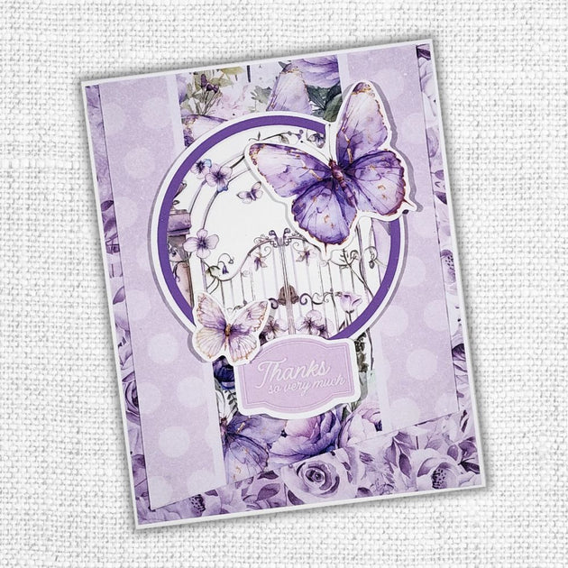 Lavender & Fairies 6x8" Quick Cards Die Cuts 33720 – Paper Rose Studio