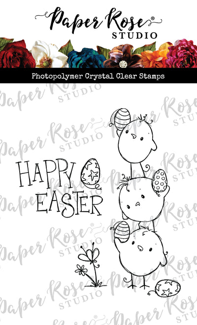 Stacked Chicks Clear Stamp 32124 - Paper Rose Studio