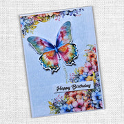 Happy Birthday A5 10pc Sentiment Sheets 30720 - Foil - Paper Rose Studio