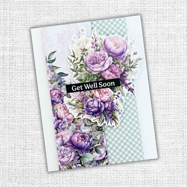 Lavender & Roses Embossed Die Cuts 32187 – Paper Rose Studio