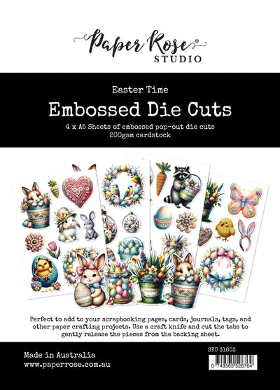 Easter Time Embossed Die Cuts 31803 - Paper Rose Studio
