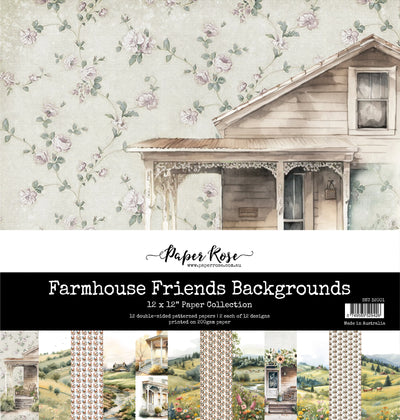 Farmhouse Friends Backgrounds 12x12 Paper Collection 32001 - Paper Rose Studio