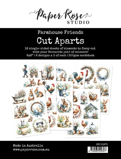 Farmhouse Friends Cut Aparts Paper Pack 31971 - Paper Rose Studio
