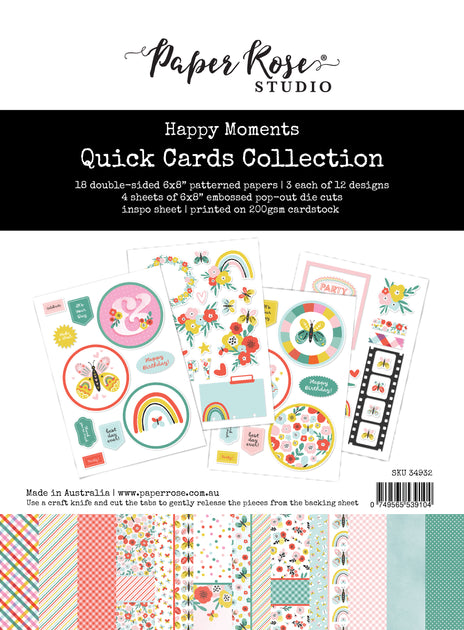 Happy Moments 6x8" Quick Cards Collection 34932 – Paper Rose Studio