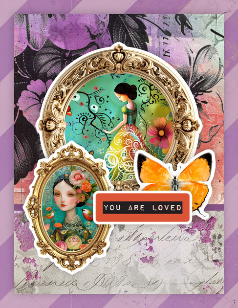 Portraits in Bloom 6x8" Quick Cards Die Cuts 36616 – Paper Rose Studio