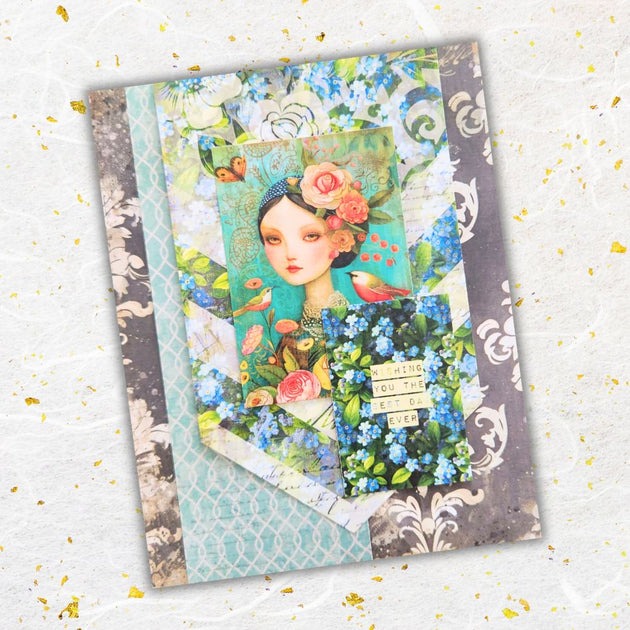 Portraits in Bloom 6x8" Tags & Tickets Embossed Die Cuts 36610 – Paper ...