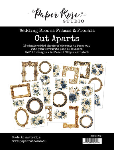 Wedding Blooms Frames & Florals Cut Aparts Paper Pack 31782 - Paper Rose Studio