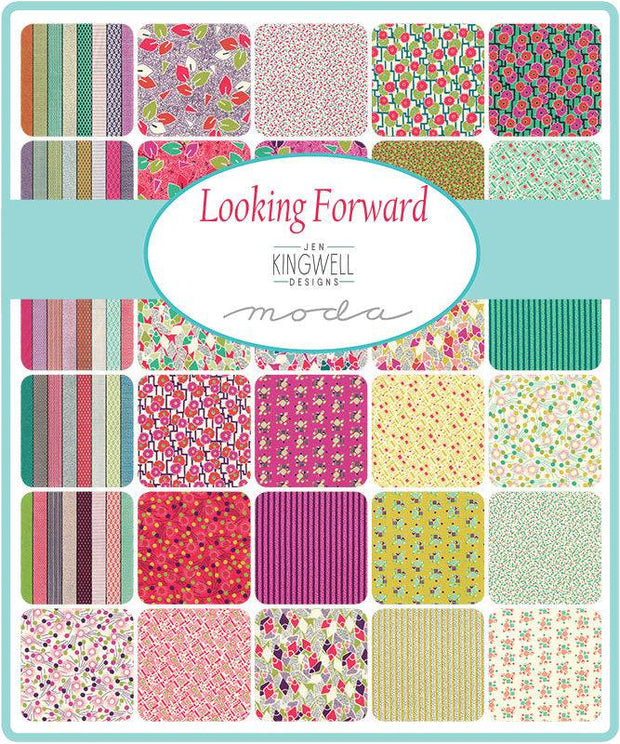 Looking Forward - Jen Kingwell Moda Fat Quarter Pack 12pc (Style S) - Paper Rose Studio
