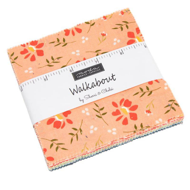 Walkabout by Sherri & Chelsi Charm Pack Moda Fabrics Paper Rose Studio