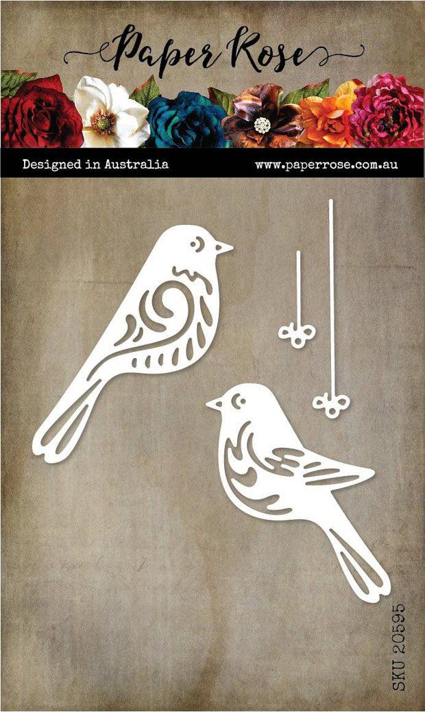 Bird Ornaments Metal Cutting Die 20595 - Paper Rose Studio