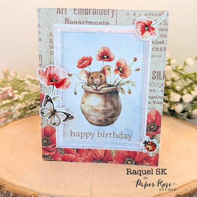 Poppy Garden Trifold Cards - Raquel Sanchez-Krohn