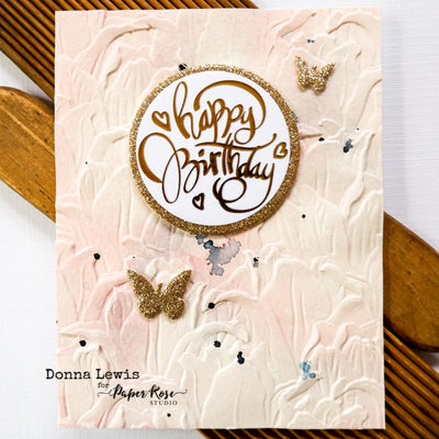 Beautiful Embossed Cards - Donna Lewis