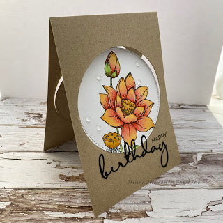 Lotus Bouquet Pop Up Card - Melissa Goodman