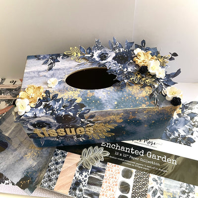 Enchanted Garden Tissue Box - Tania Ridgwell