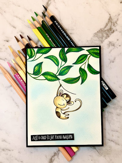 Monkey Birthday Card - Amanda Herring