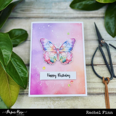 Butterfly Happy Birthday - Rachel Finn
