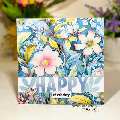 Botanical Blooms Birthday Cards - Karen McKibbin