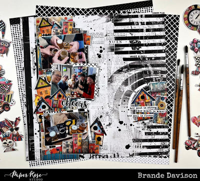 Inky Splash Layout - Brande Davison