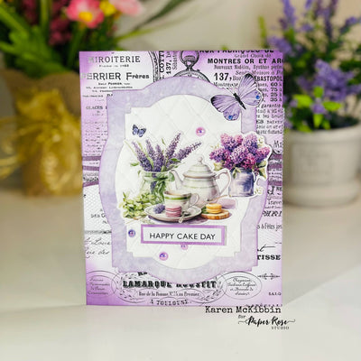 Lavender & Roses Cards - Karen McKibbin