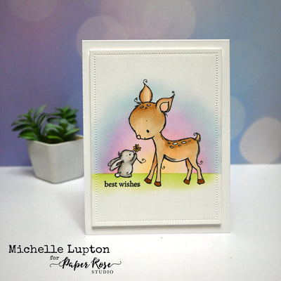 Deer & Bunny Card - Michelle Lupton