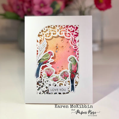 Love You Shaker Card - Karen McKibbin