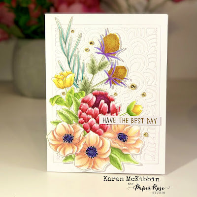 Protea Floral Card - Karen McKibbin