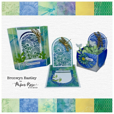 Nested Arches Fancy Fold Cards - Bronwyn Eastley