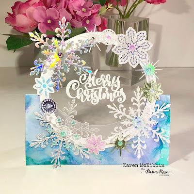Snowflake Christmas Cards - Karen McKibbin