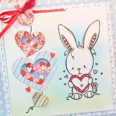 Bunny Love Shaker Card - Raquel SK