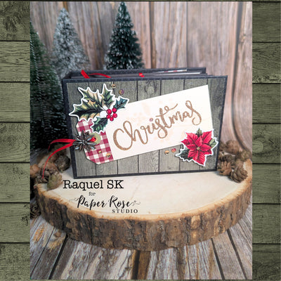 Christmas Holly Mini Album - Raquel SK