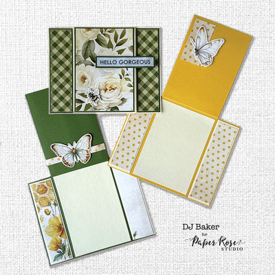 Bees & Butterflies Flip-Top Cards - DJ Baker