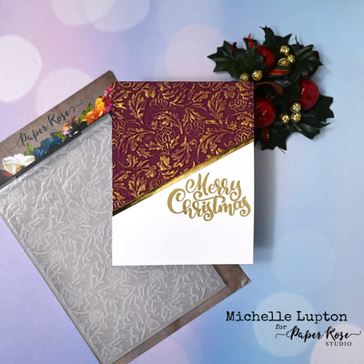 Embossed Christmas Cards - Michelle Lupton