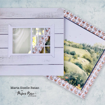 Farmhouse Friends Window Shadow Box - Maria Giselle Batan