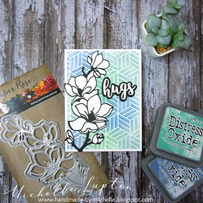 Graphic Floral Card - Michelle Lupton