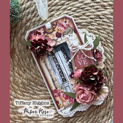 Vintage Rose Gift Tag - Tiffany Higgins