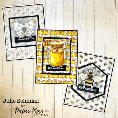 Bees & Butterflies Card Series - Julie Schinkel