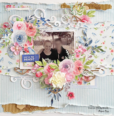 Live in the Moment Layout - Tania Ridgwell