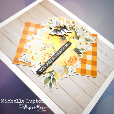 Bees & Butterflies Interactive Card - Michelle Lupton