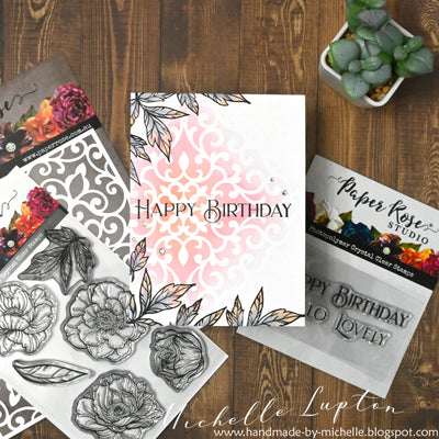One Layer Birthday Card - Michelle Lupton