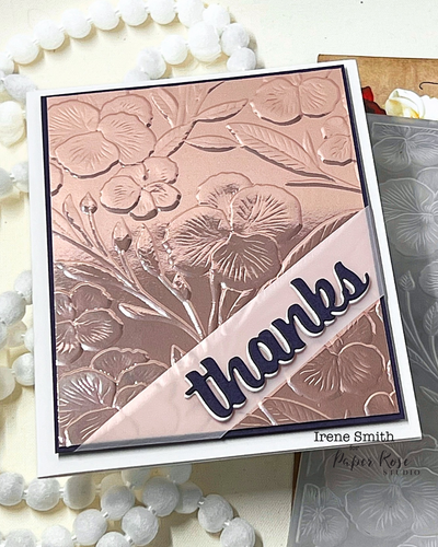 Cardmaking with Embossing Folders - Irene Smith