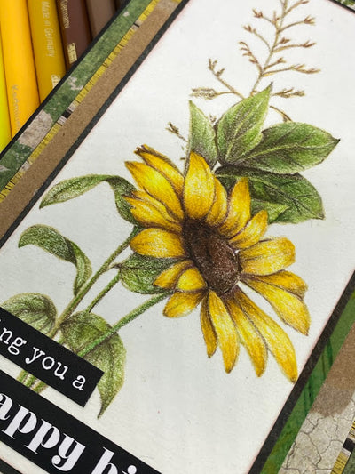 Sketchy Floral Card - Amanda Herring