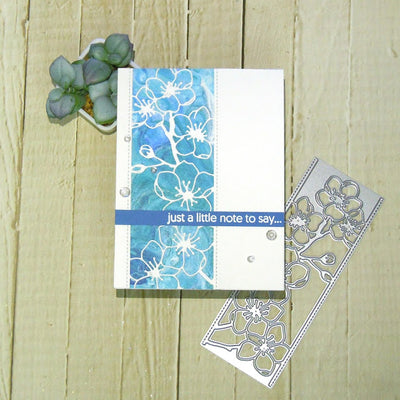 Paint Pour Blossom Card - Michelle Lupton
