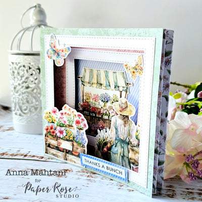 Flower Shoppe Pop-Up Shadow Box Card - Anna Mahtani