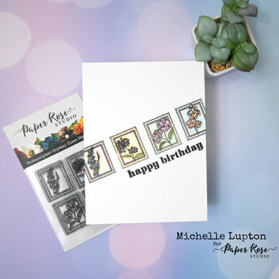 Postage Stamp Card - Michelle Lupton
