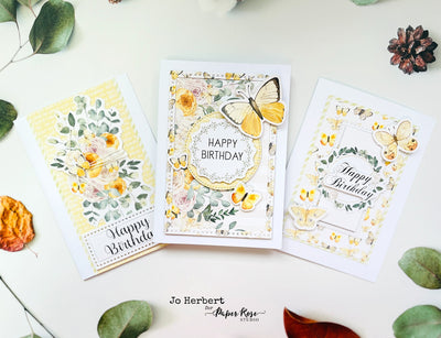 Butterfly Garden Card Set - Jo Herbert